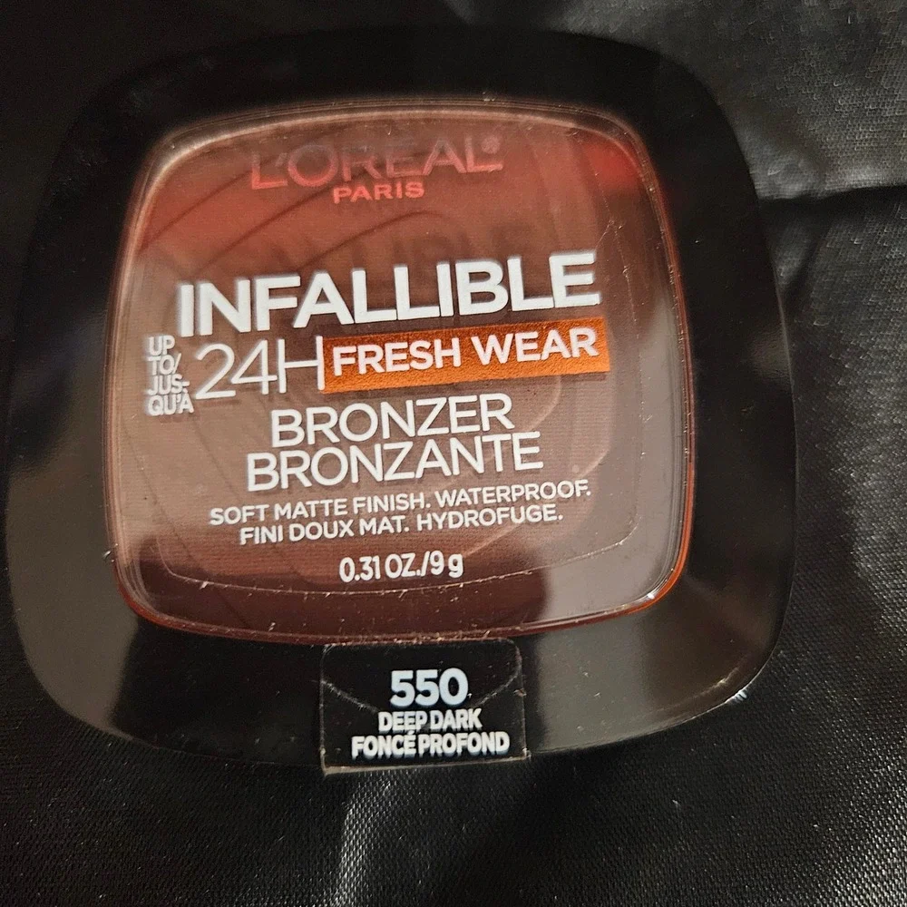 L'Oreal Paris Infallible 24H Fresh Wear Bronzer -‎ 550 Deep Dark